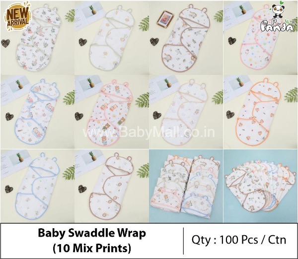 P for Panda Baby Hooded Swaddle || Baby Rapping 